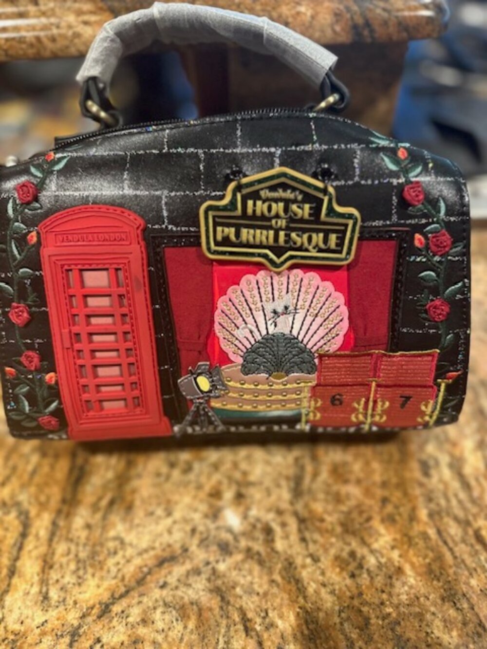 NWT Vendula London Purrlesque Club Hollis Bag